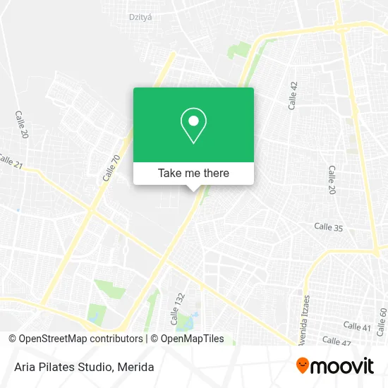 Aria Pilates Studio map