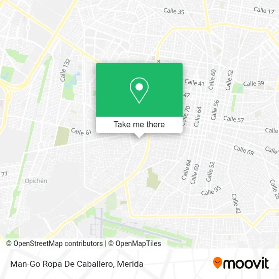 Man-Go Ropa De Caballero map
