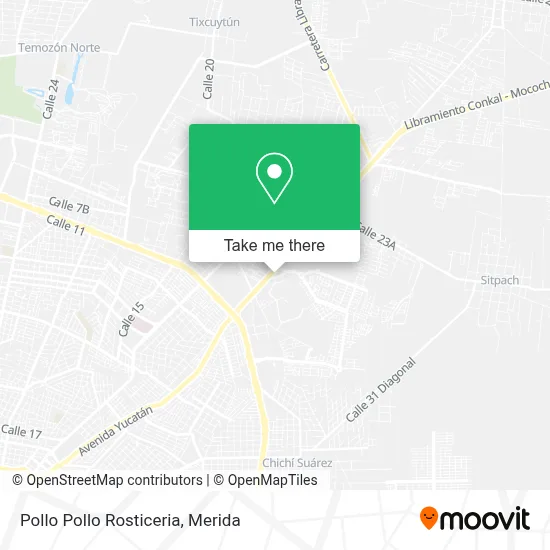 Pollo Pollo Rosticeria map