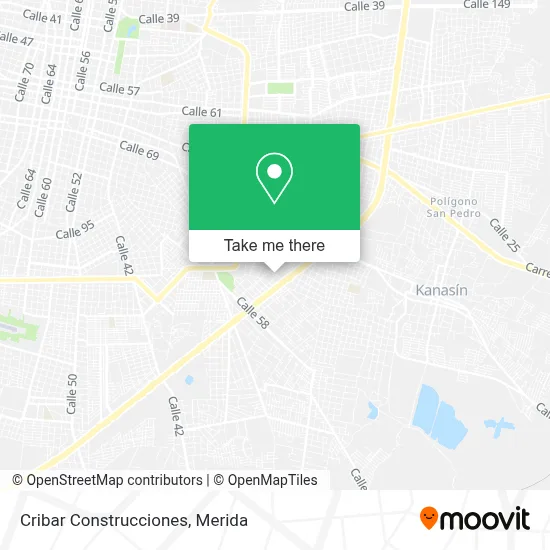 Cribar Construcciones map