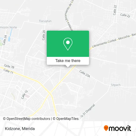 Kidzone map