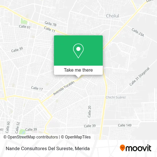 Nande Consultores Del Sureste map