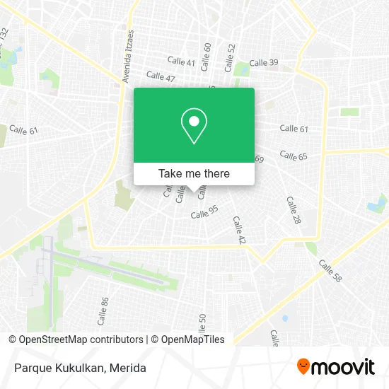 Parque Kukulkan map