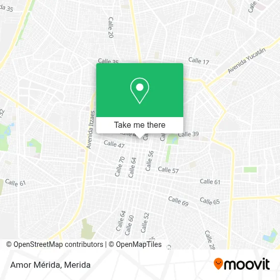 Amor Mérida map