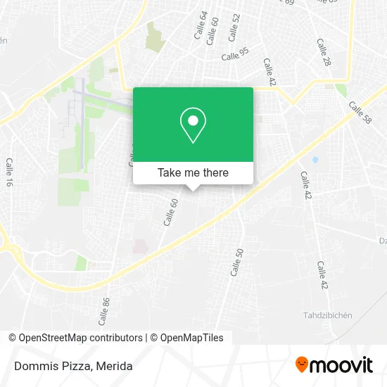 Dommis Pizza map