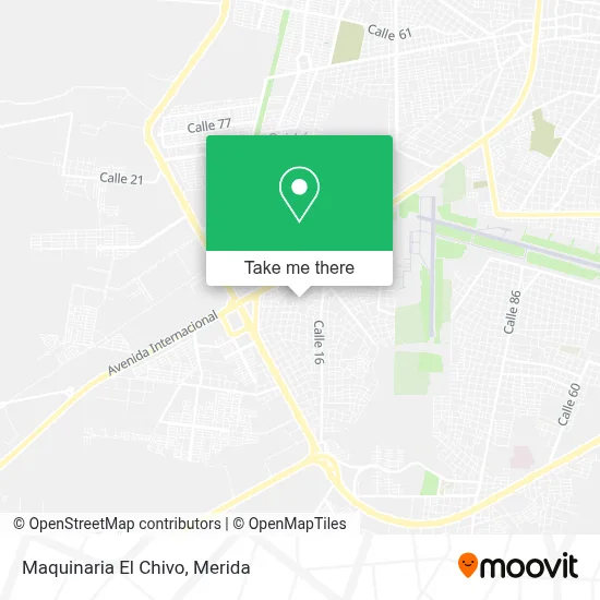 Maquinaria El Chivo map