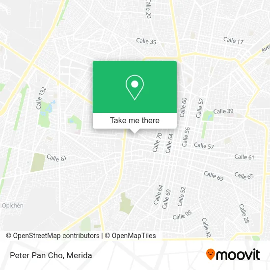 Peter Pan Cho map