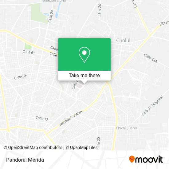 Pandora map