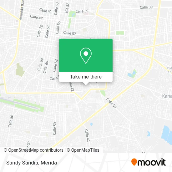 Sandy Sandia map