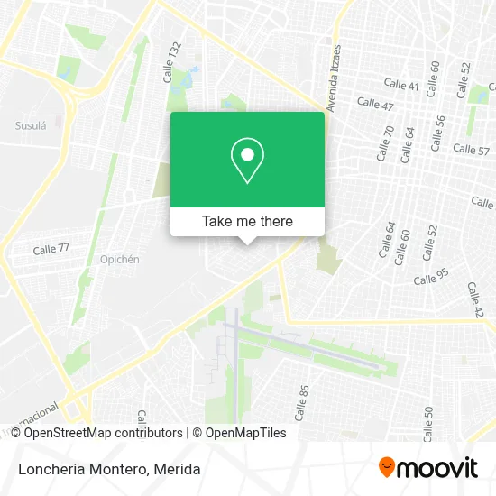Loncheria  Montero map