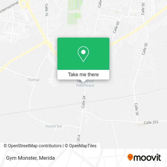 Gym Monster map