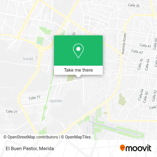 El Buen Pastor map