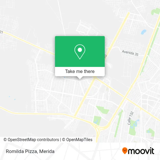 Romilda Pizza map