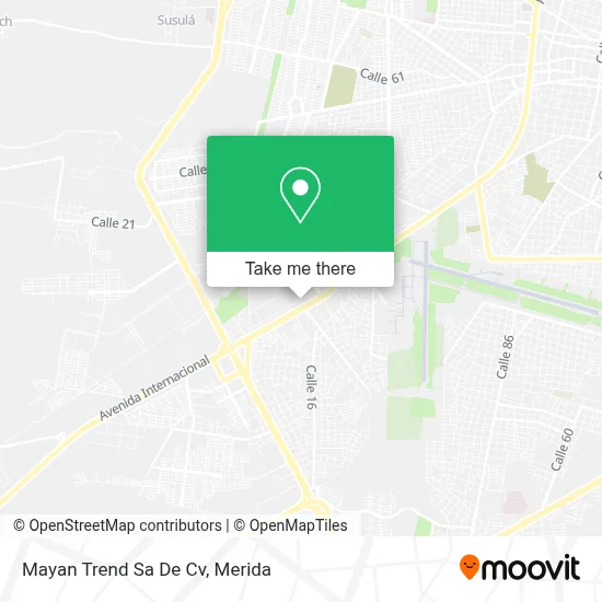 Mayan Trend Sa De Cv map
