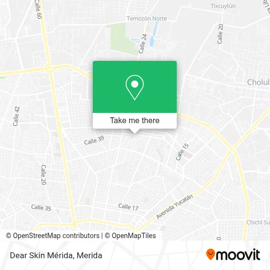 Dear Skin Mérida map