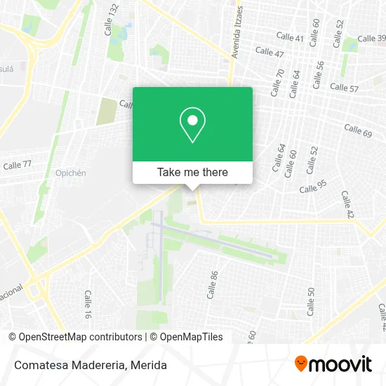 Comatesa Madereria map