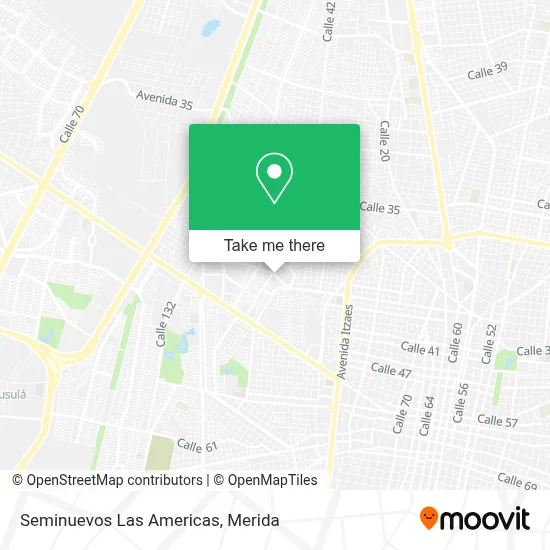 Seminuevos Las Americas map