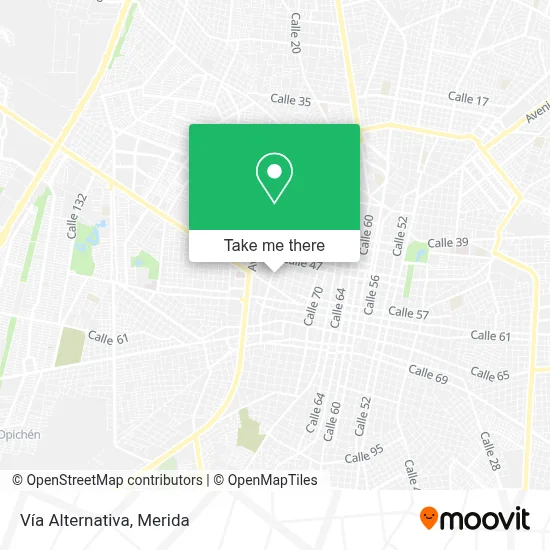 Vía Alternativa map