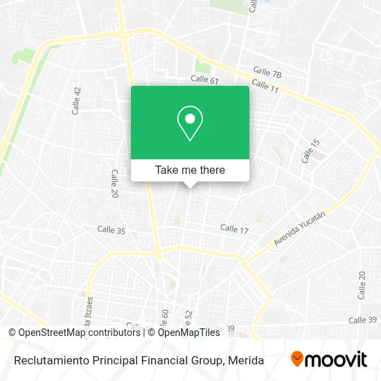 Reclutamiento Principal Financial Group map