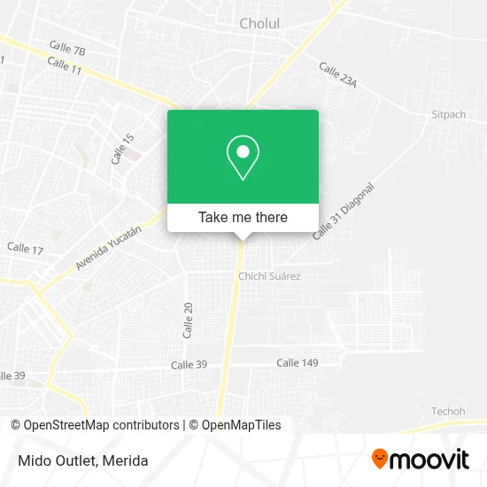 Mido Outlet map