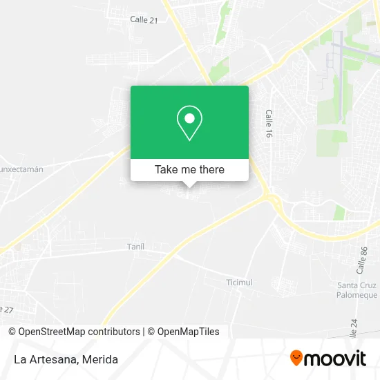 La Artesana map