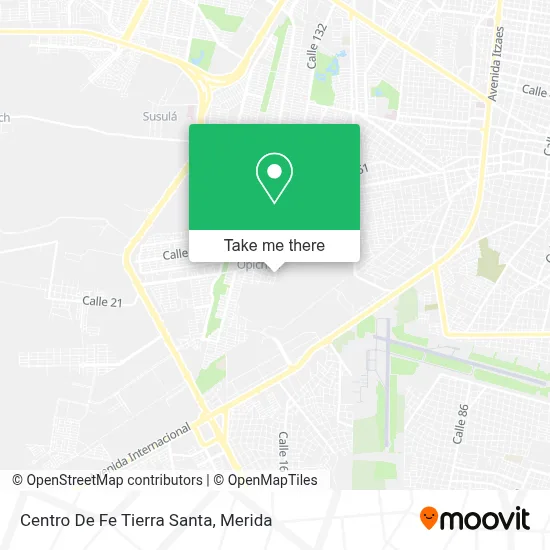 Centro De Fe Tierra Santa map