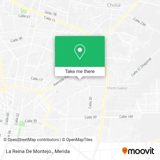 La Reina De Montejo. map