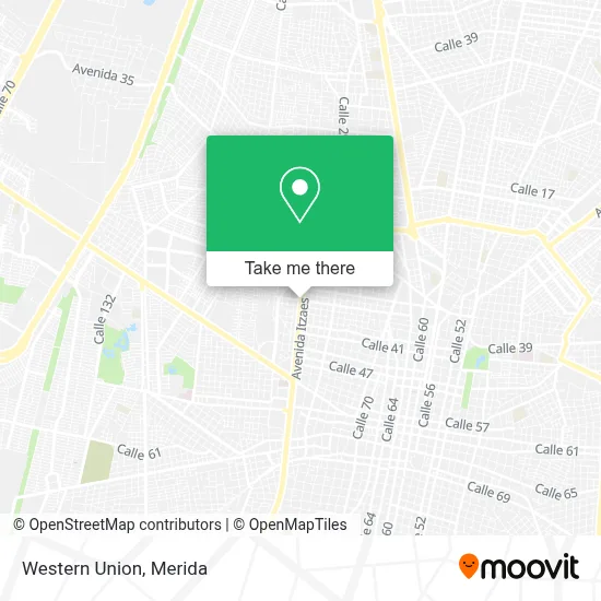 Western Union map