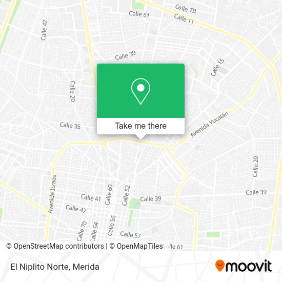 El Niplito Norte map