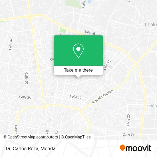 Dr. Carlos Reza map