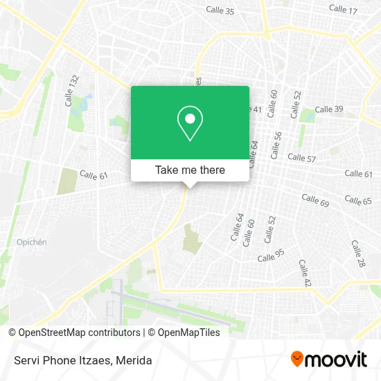 Servi Phone Itzaes map