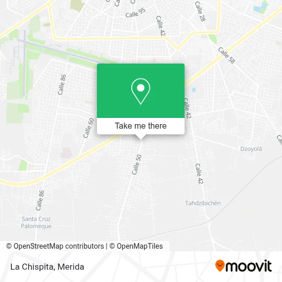 La Chispita map
