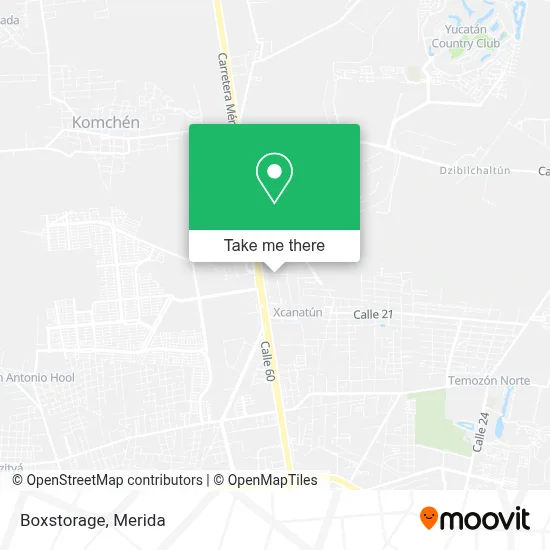 Mapa de Boxstorage