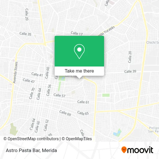 Astro Pasta Bar map
