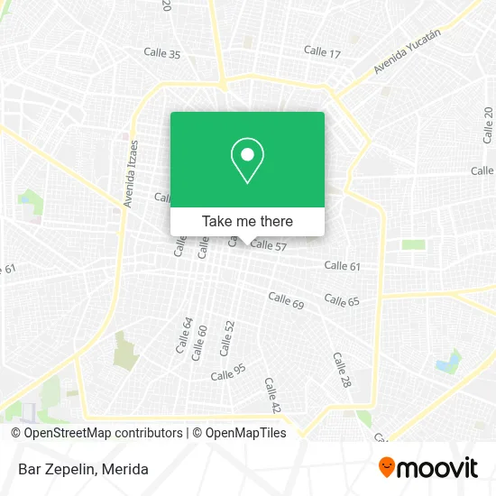 Bar Zepelin map