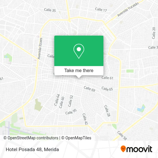 Hotel Posada 48 map