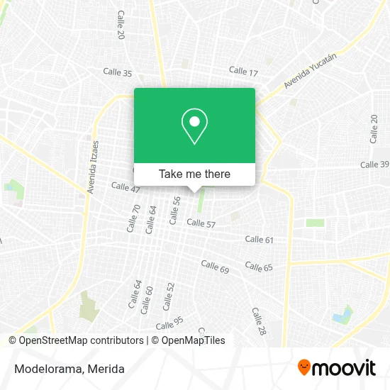 Modelorama map