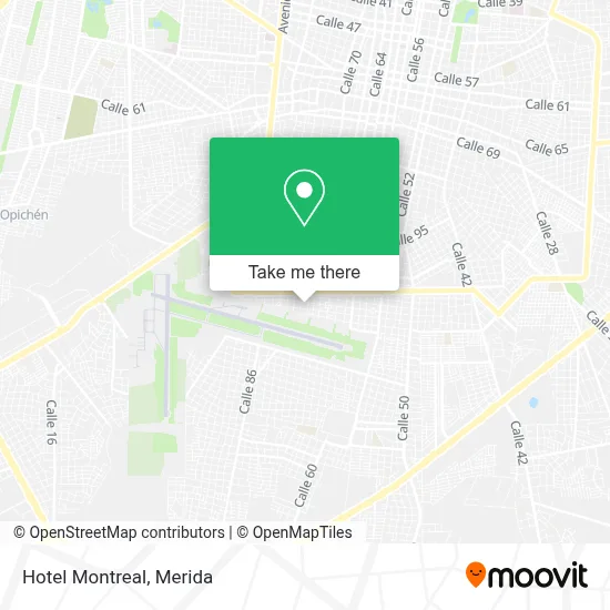 Hotel Montreal map