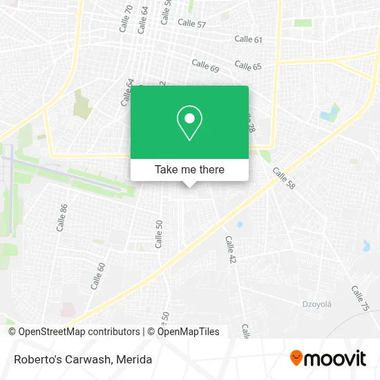 Roberto's Carwash map