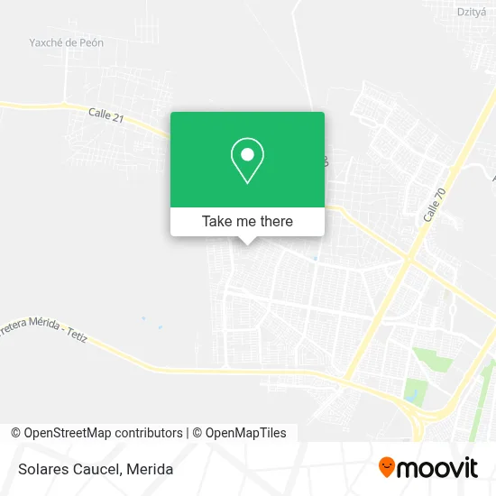 Solares Caucel map