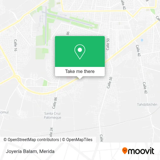 Joyería Balam map