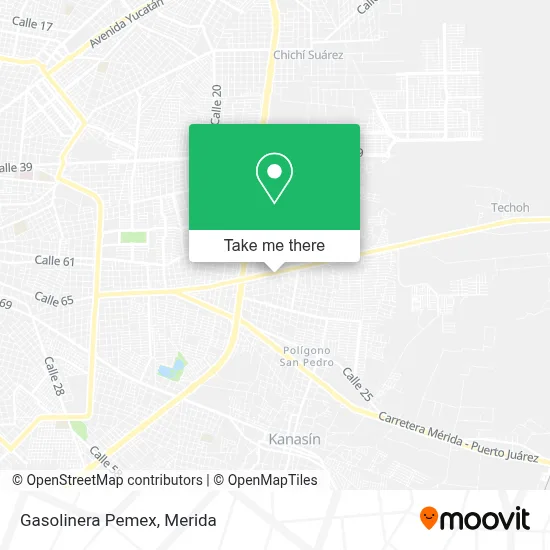 Gasolinera Pemex map