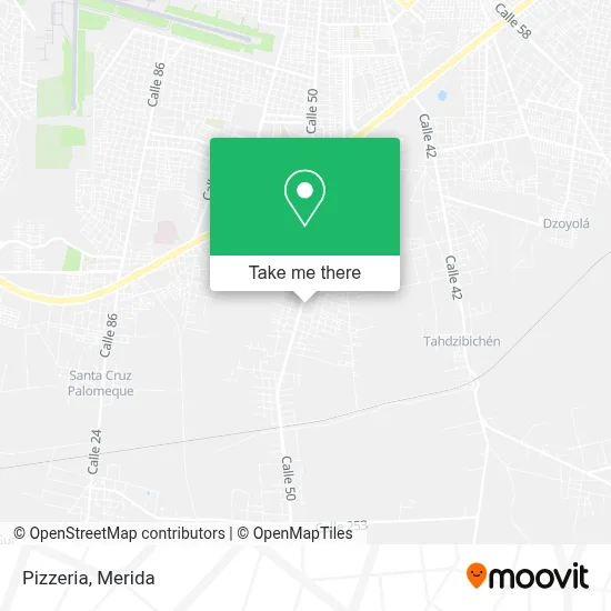 Pizzería map
