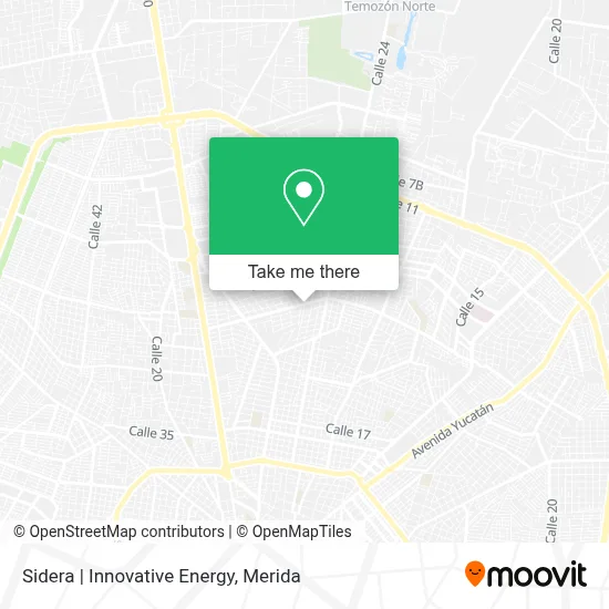 Sidera | Innovative Energy map