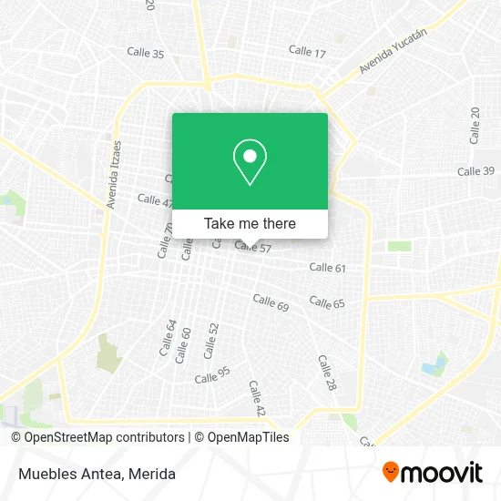 Muebles Antea map