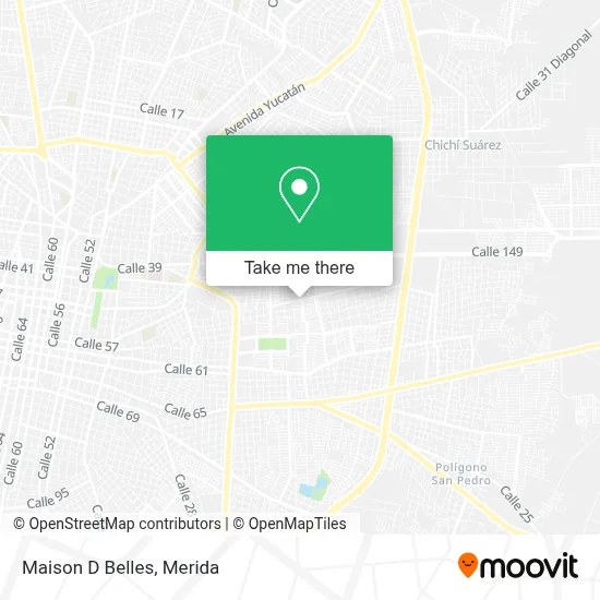 Maison D Belles map