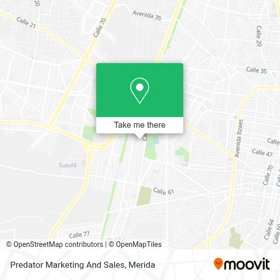 Predator Marketing And Sales map