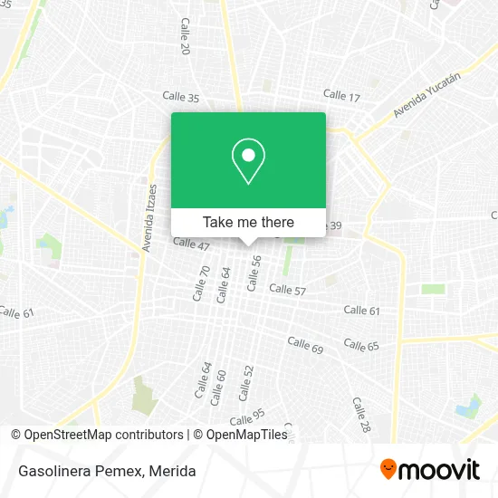 Gasolinera Pemex map