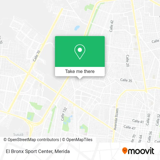 El Bronx Sport Center map