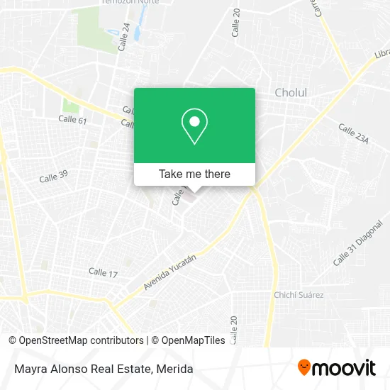 Mayra Alonso Real Estate map